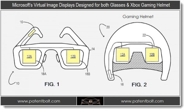 XBOX720 头戴显示器曝光？