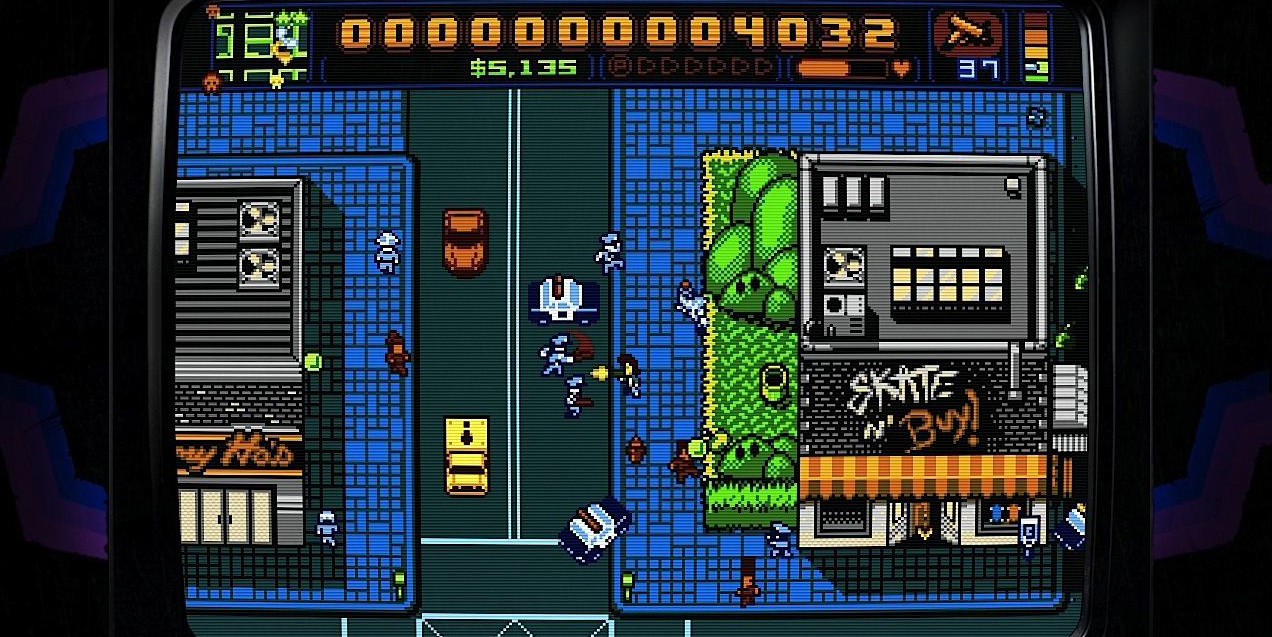 PSV 8位风动作游戏《荒野老城（Retro City Rampage）》实机演示