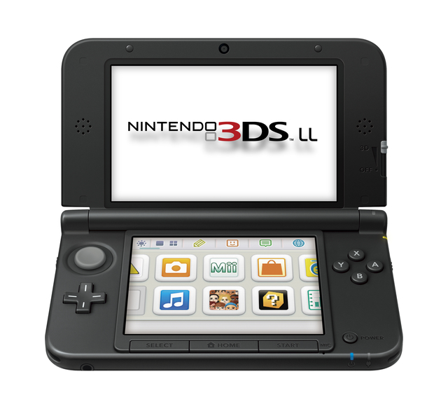 3DS LL新颜色主机(黑)11月1日推出