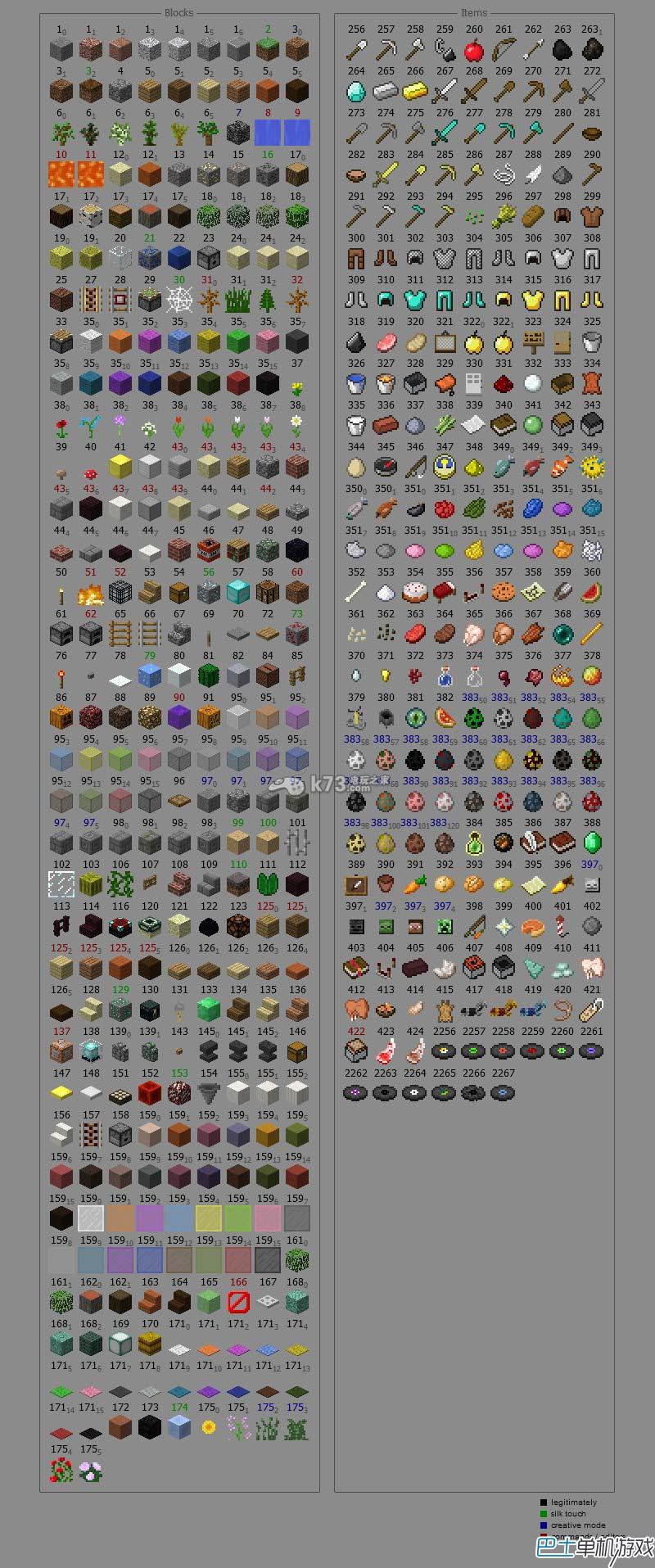 我的世界物品代码使用方法 _k73电玩之家